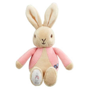 Flopsy Bunny Bean Rattle Toy - Beatrix Potter - Peter Rabbit - Rainbow Designs