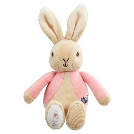 Flopsy Bunny Bean Rattle Toy - Beatrix Potter - Peter Rabbit - Rainbow Designs
