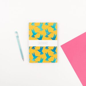 A5 Hummingbird Notebook - Wendy Jones Blackett, WJNBL02