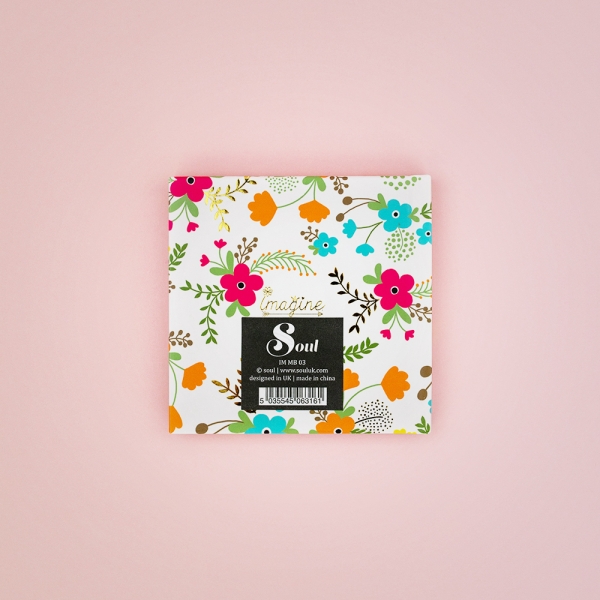 Floral Mini Notes Notebook, IMMB03 - Soul UK - Image 6