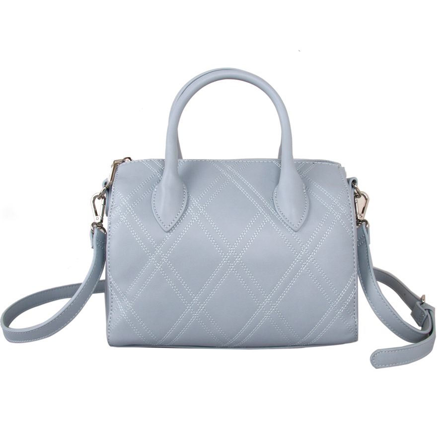 Red Cuckoo - 580 - Pale Blue Stitch Detail Cross Body Grab Bag