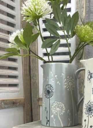 Bee and Dandelion Jug - Langs - Image 2