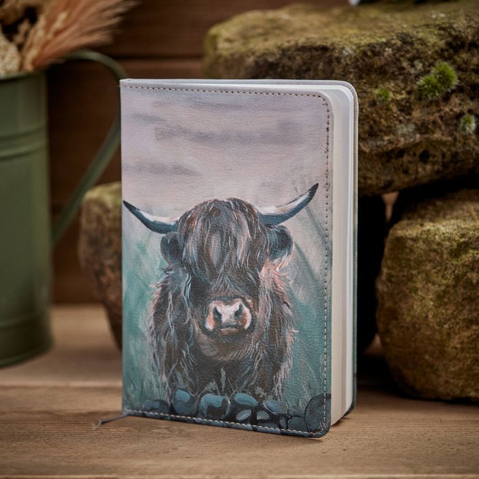 Douglas Highland Cow A5 Notebook - Langs