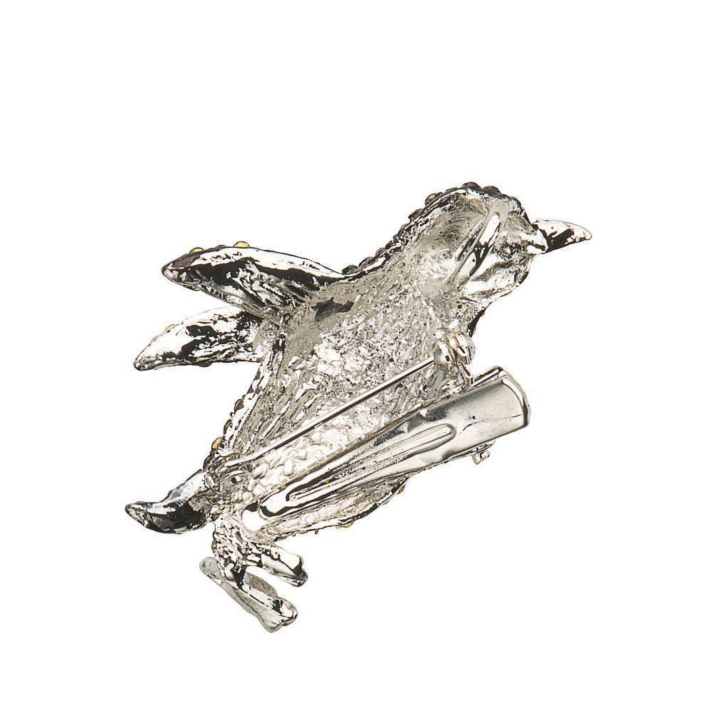 Rosie Fox Crystal Penguin Brooch and Hair Clip - Image 3