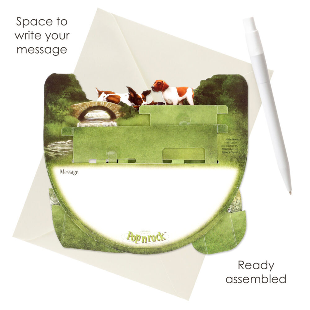 Santoro Dog Breeds PopnRock 3D Pop-Up Card - Greetings and Birthday Card - Image 4