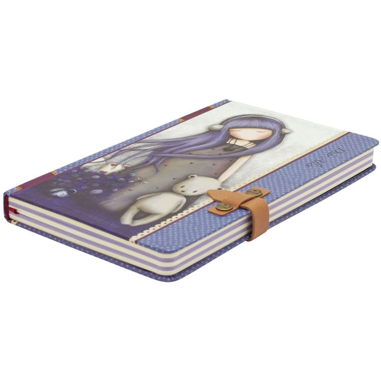 Gorjuss Dear Alice Large Journal With Leather Strap - Image 3
