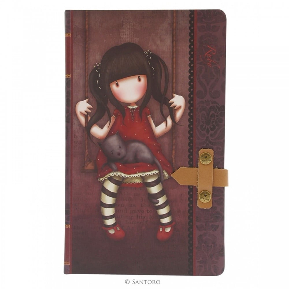 Ruby Large Journal With Leather Strap