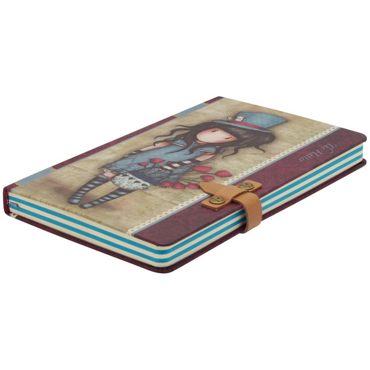 Gorjuss The Hatter Large Journal With Leather Strap - Image 3