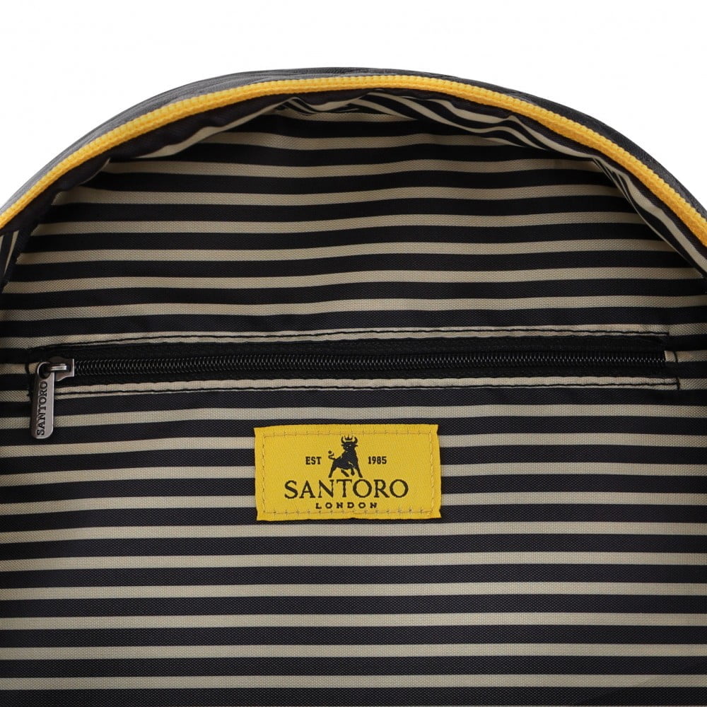 Santoro Gorjuss Tartan Mini Rucksack - Ruby (Yellow) - Image 4