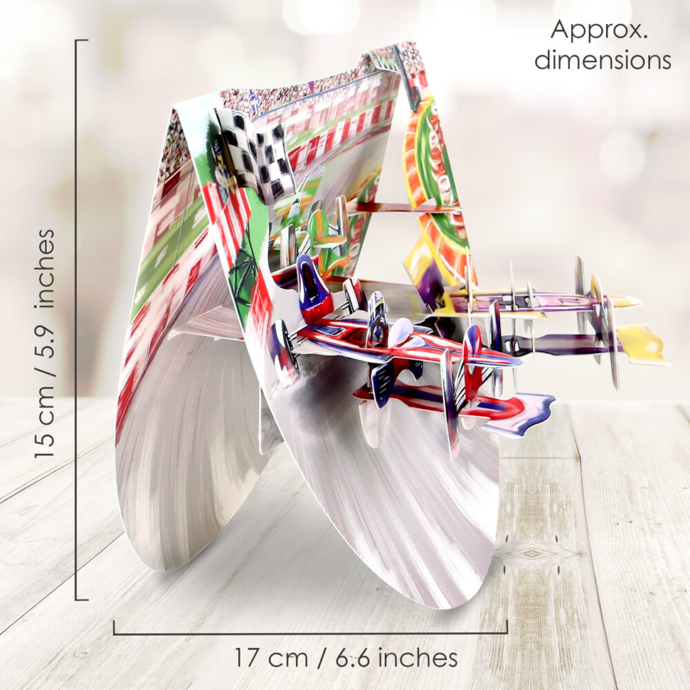 Santoro Motor Racing Popnrock 3D Pop-Up Card - Greetings and Birthday Card - Image 6