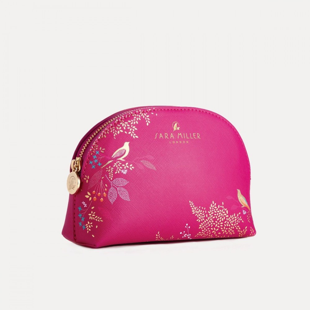 Pink Bird Luxury Cosmetic Bag - Sara Miller London - Sara Miller London - Image 3