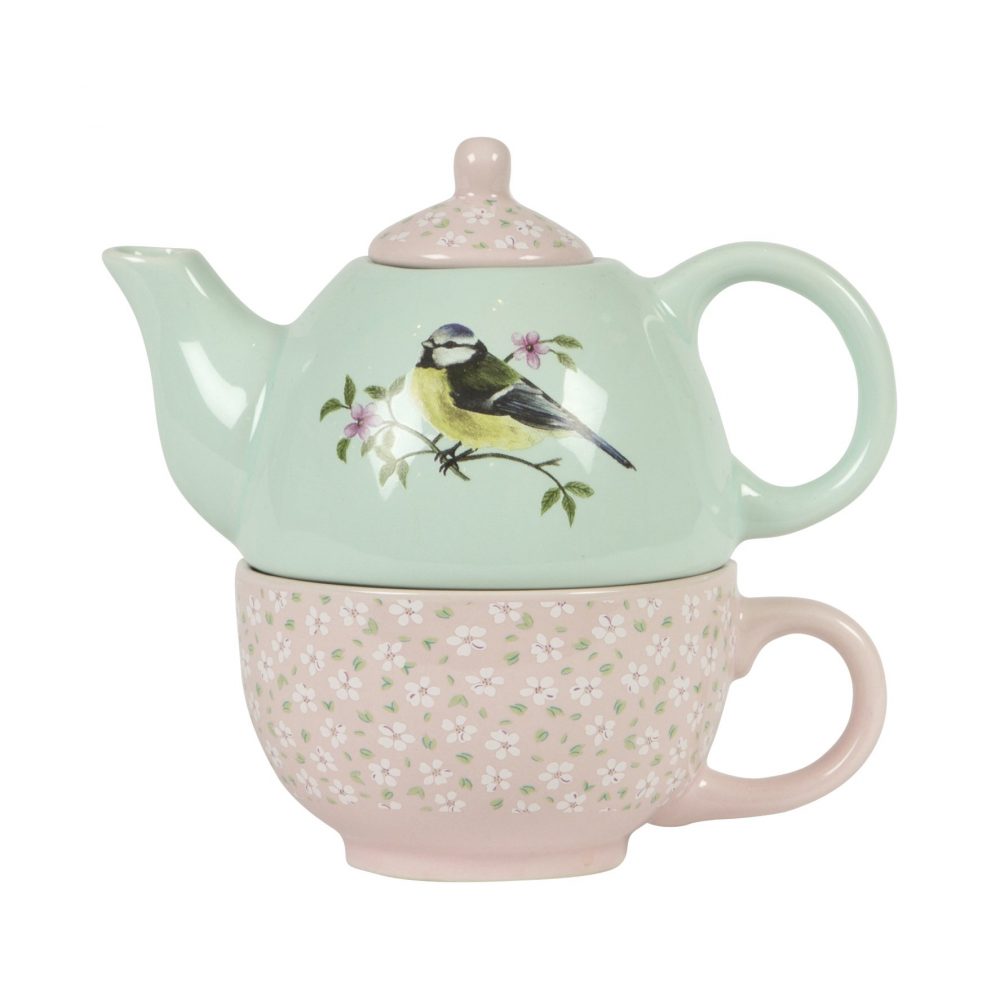 Garden Birds Teapot For One - Sass and Belle