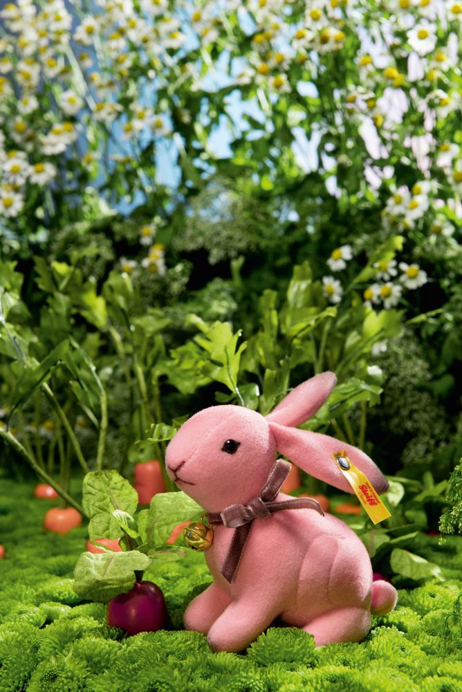 Steiff Velvet Mini Hazel Rabbit Pink, 11cm - EAN 033025 - Image 2