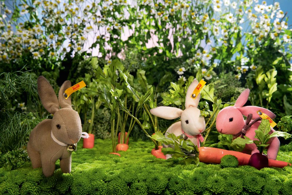 Steiff Velvet Mini Hazel Rabbit Pink, 11cm - EAN 033025 - Image 3