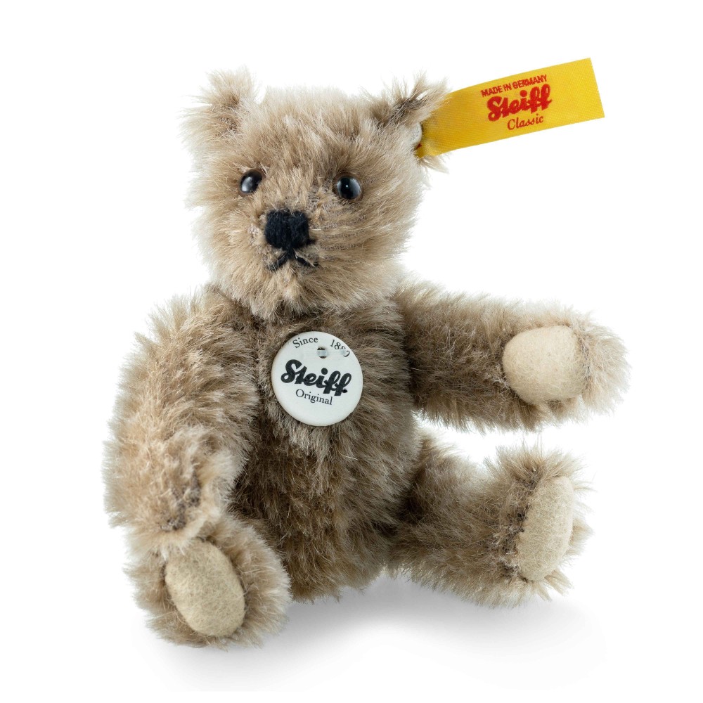 Steiff Classic 1950s Mini Jointed Teddy Bear, Caramel - EAN 009167
