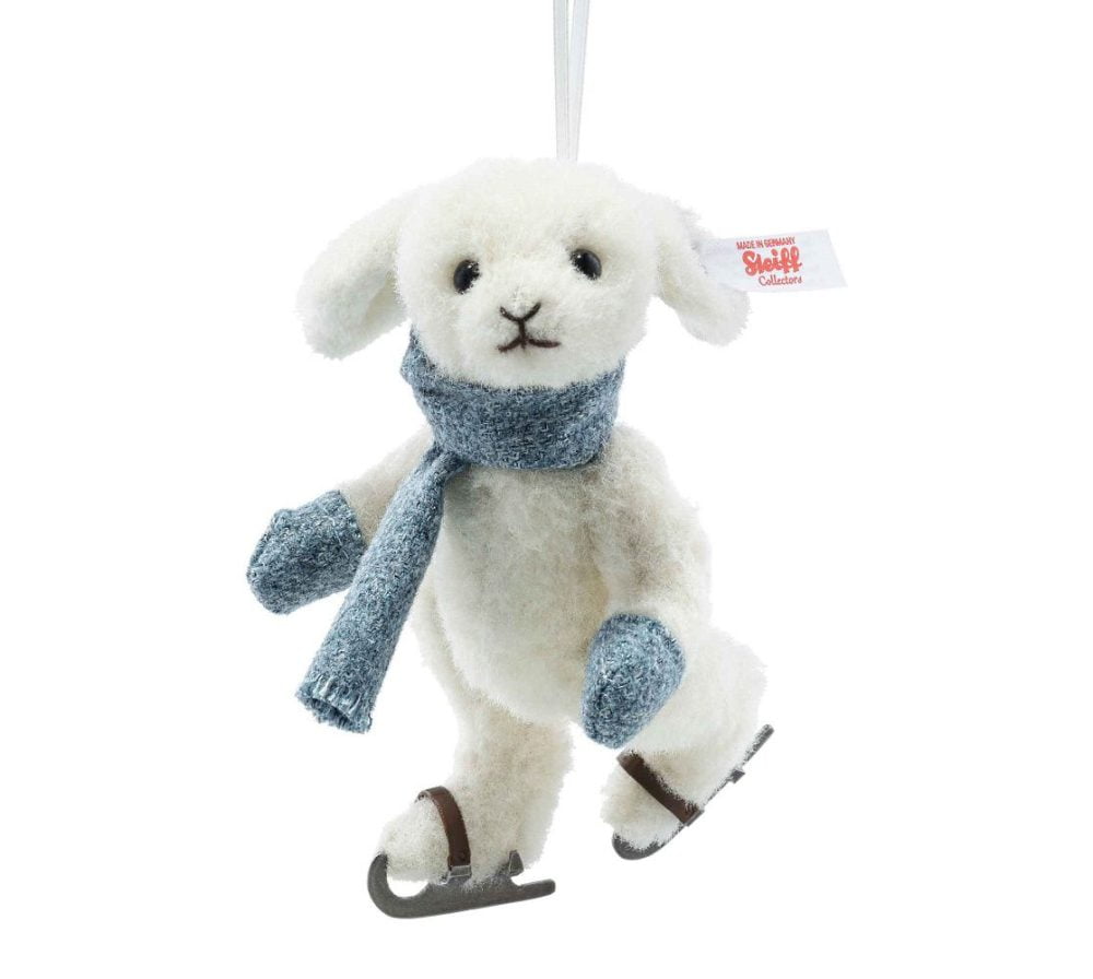 Steiff Rabbit Ice Skater Ornament - Limited Edition EAN 007149