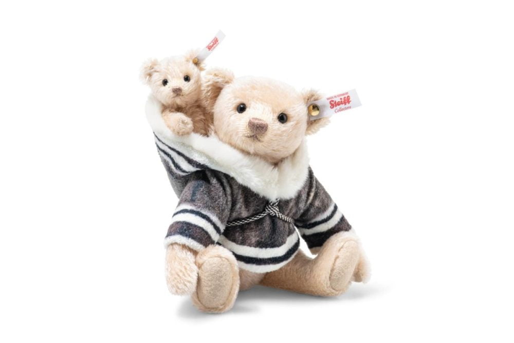 Steiff Mama Teddy Bear With Baby, 23CM - Limited Edition EAN 007569