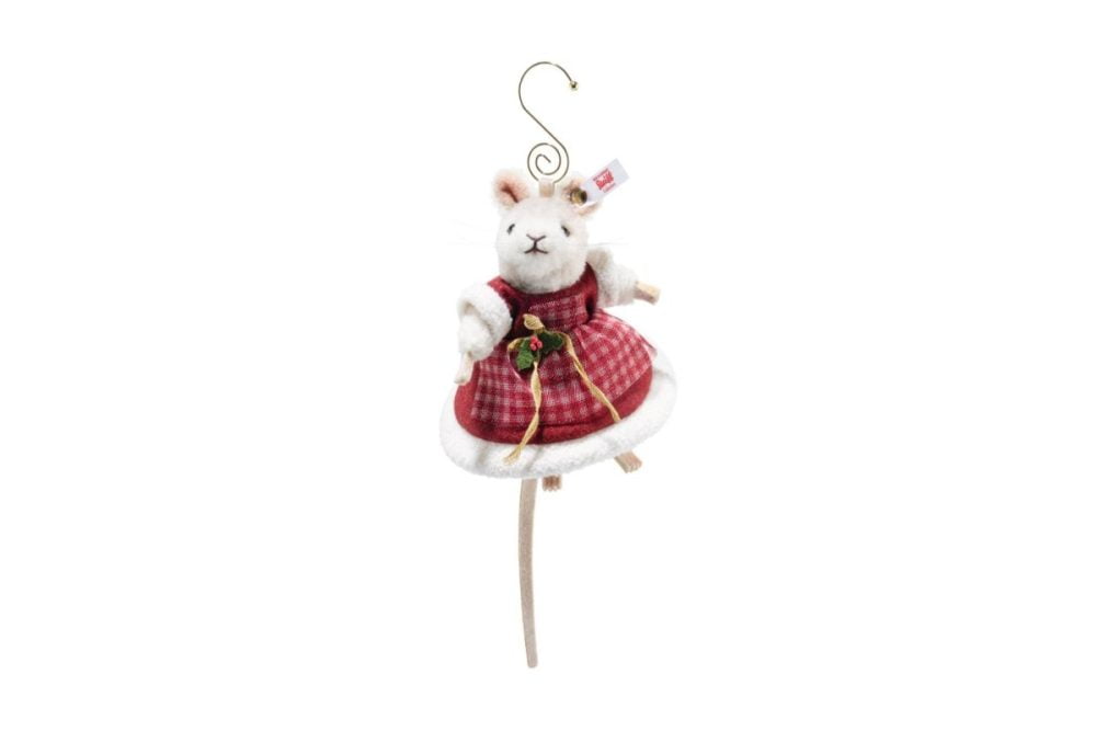 Steiff Mrs Santa Mouse Ornament - Limited Edition EAN 007453