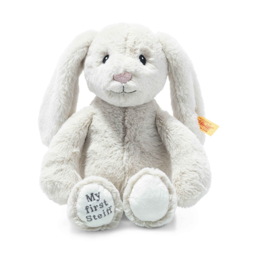 My First Steiff Hoppie Rabbit Pale Grey - EAN 080463