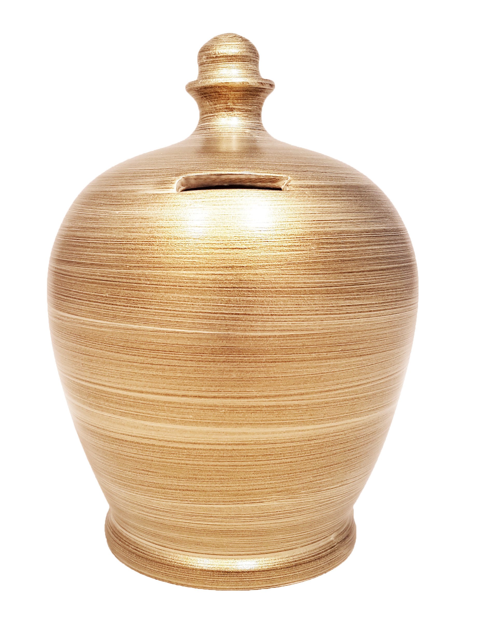 Terramundi Money Pot - Metallic Gold - A82