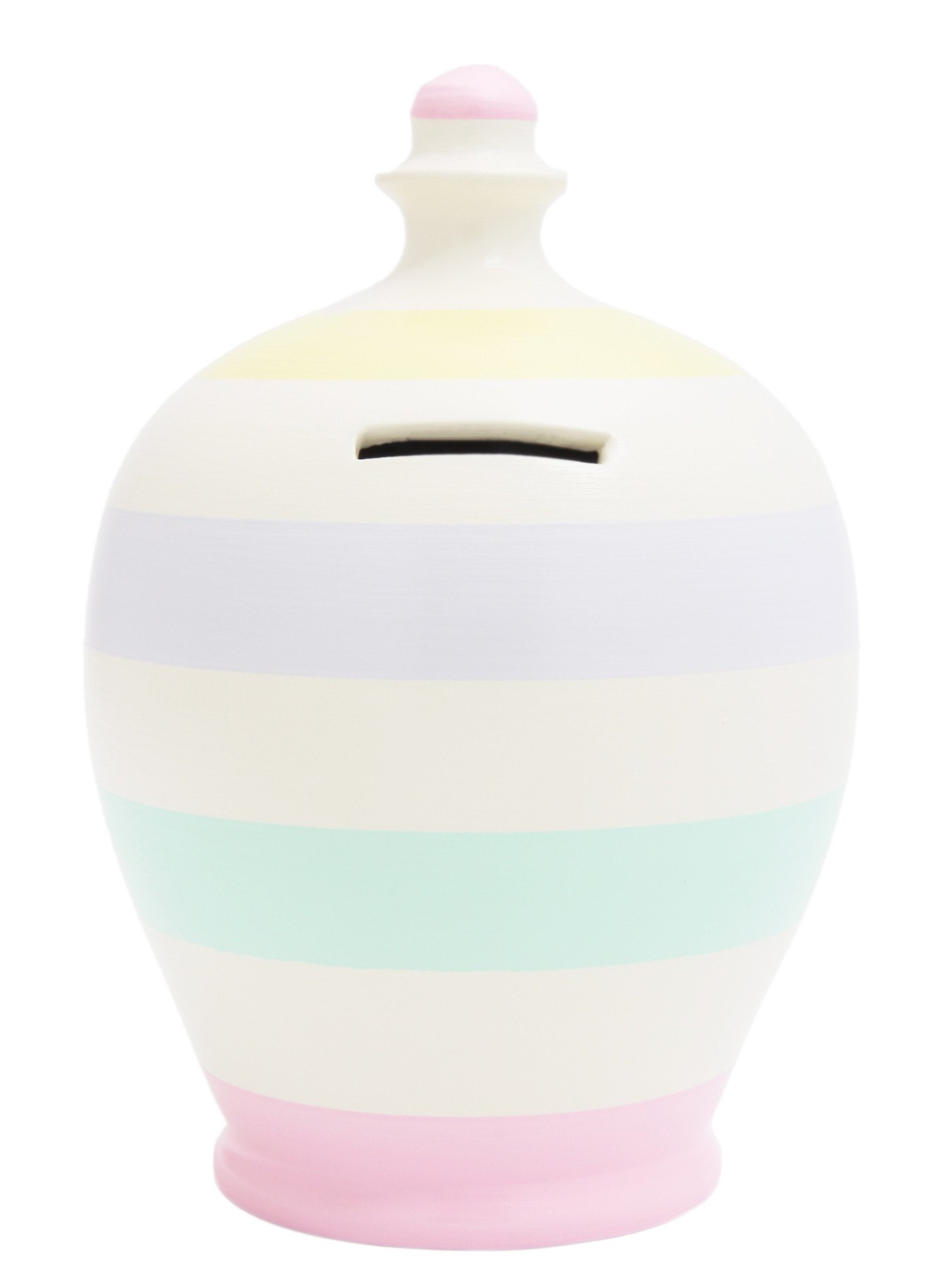 Terramundi Money Pot - Pastel Stripes - D57