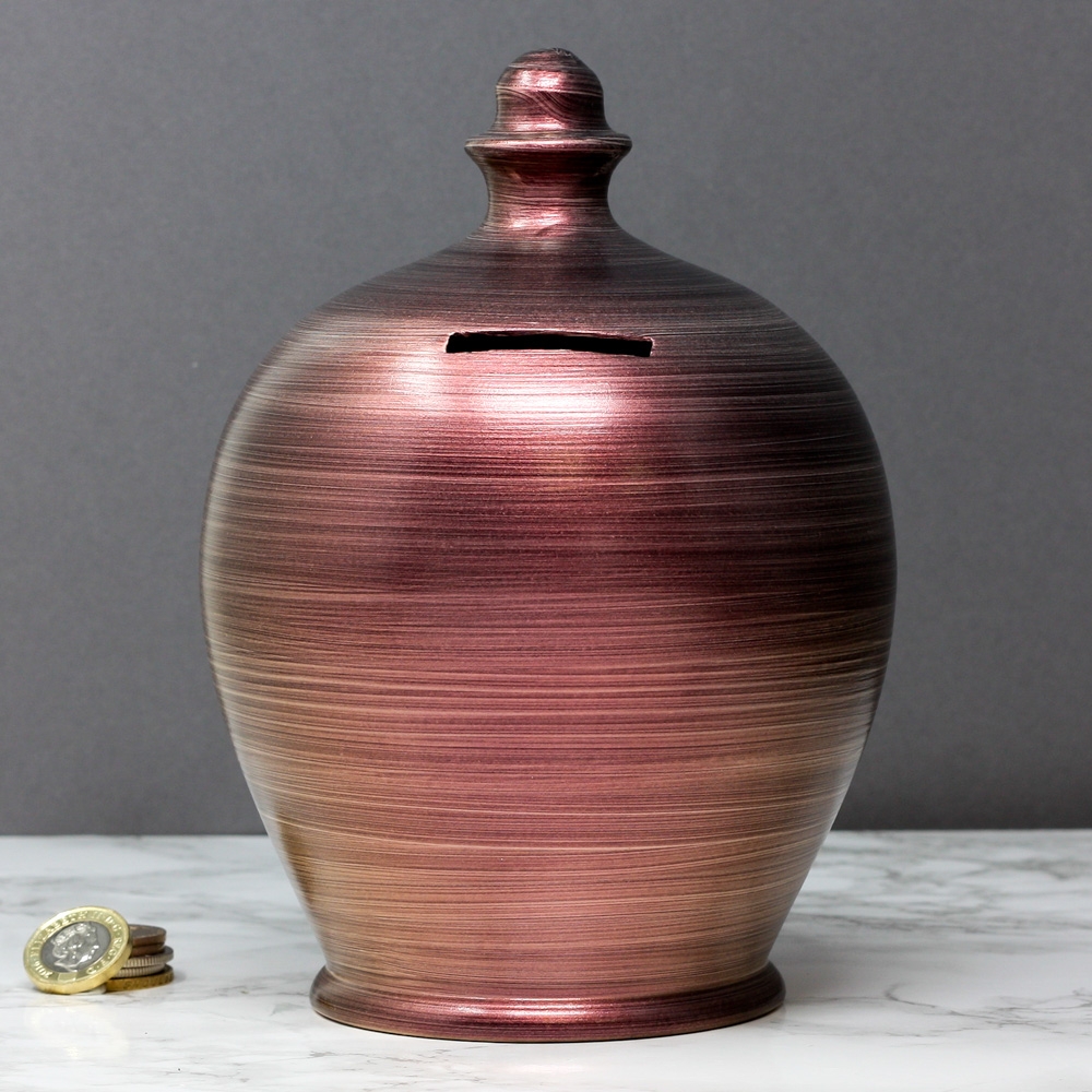 Terramundi Money Pot - Metallic Purple - A81