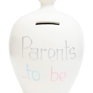 Terramundi Money Pot - Parents To Be, White - S279
