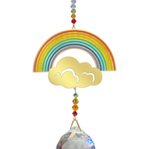 Crystal Wonders Rainbow Hanging Swarovski Crystal Suncatcher