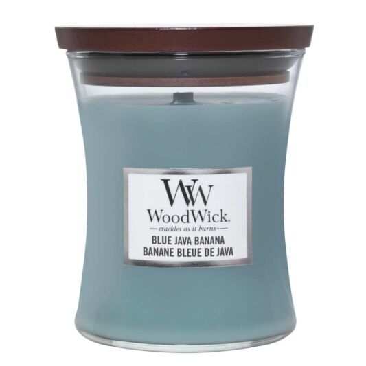 WoodWick Blue Java Banana Medium Hourglass Candle, 275g - Image 2