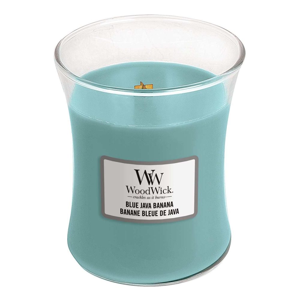 WoodWick Blue Java Banana Medium Hourglass Candle, 275g