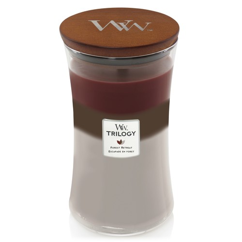 WoodWick Forest Retreat Trilogy Large Hourglass Candle - Image 2
