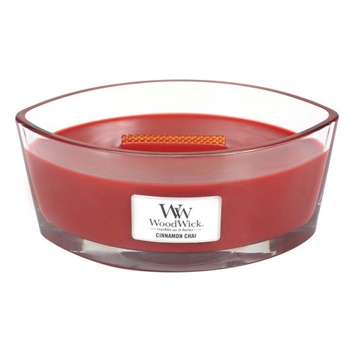 WoodWick HearthWick Cinnamon Chai Ellipse Candle, 453g