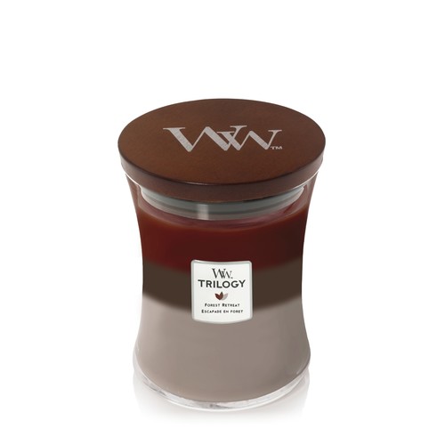 WoodWick Forest Retreat Trilogy Medium Hourglass Candle, 275g