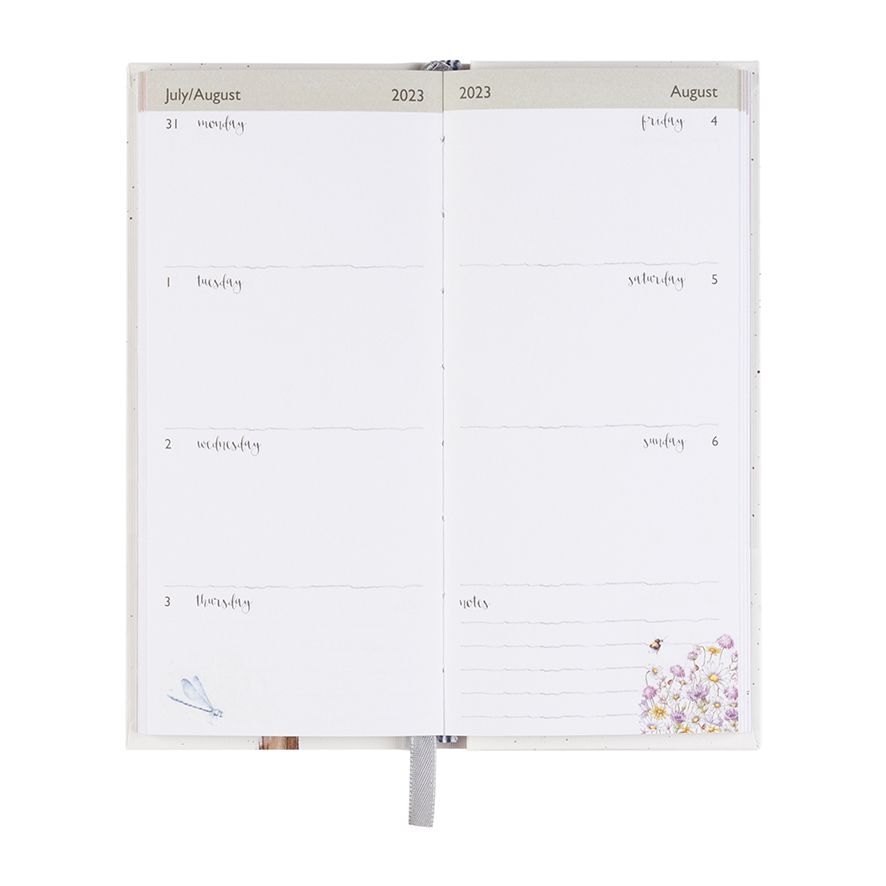 2023 Slim Hardback Diary - Wrendale Designs - Image 2