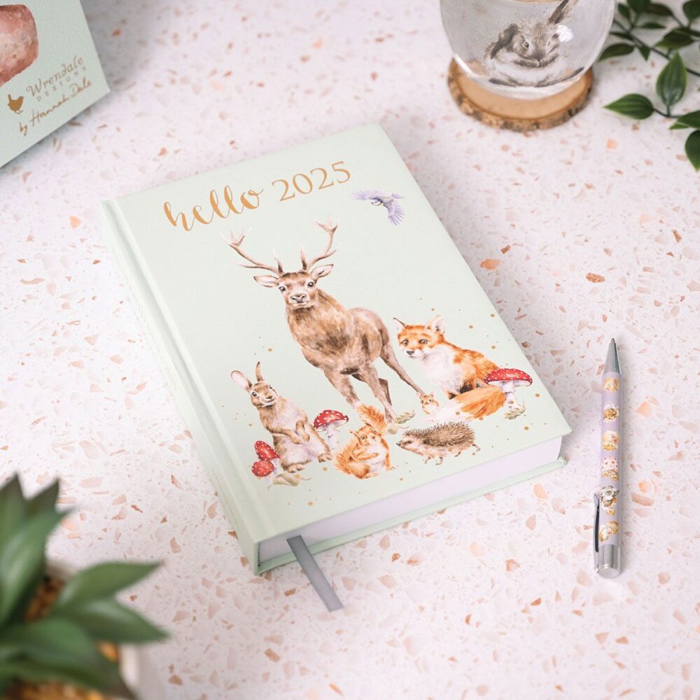 2025 Hardback Desk Diary - Wrendale Designs - Image 2