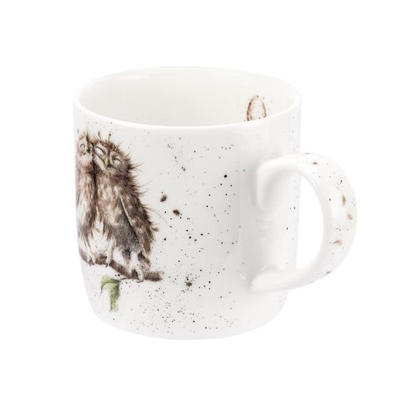 Birds of a Feather Owl China Mug - Wrendale Designs - Image 3