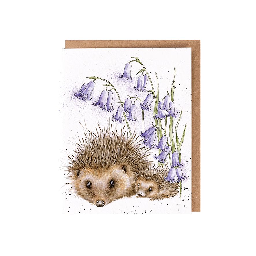 ‘Love and Hedgehugs‘ Hedgehog Seed Card - Wrendale Designs