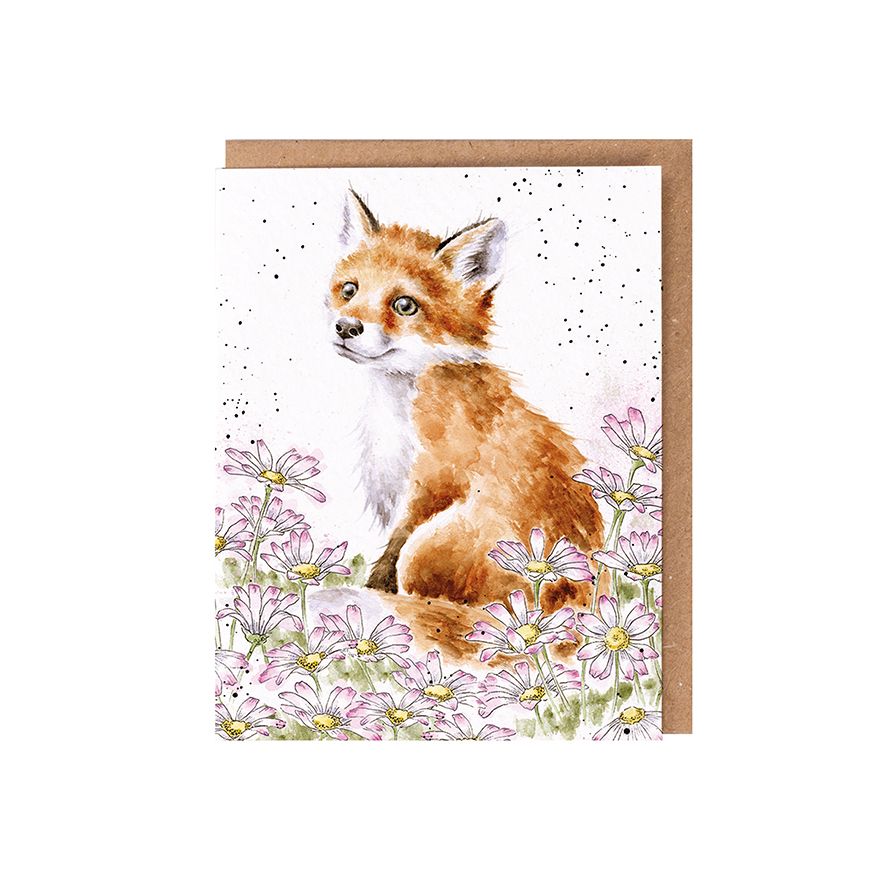 ‘Make My Daisy‘ Fox Seed Card - Wrendale Designs