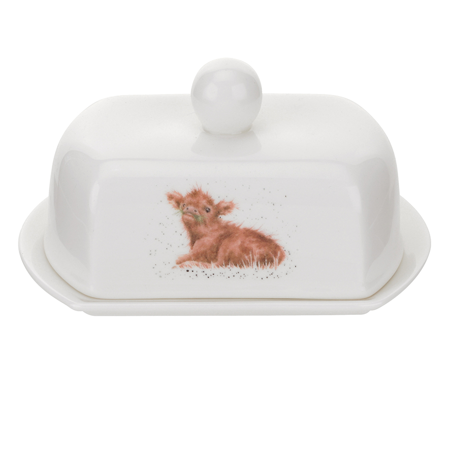 Wrendale Designs Highland Cow Butter Dish