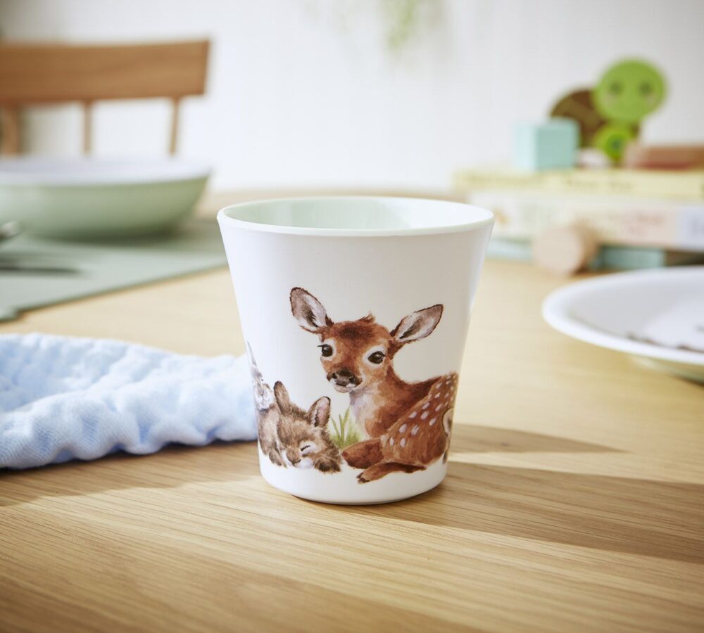 Wrendale Little Wren Baby Collection - Woodland Melamine Little Wren Beaker - Wrendale Designs - Image 2