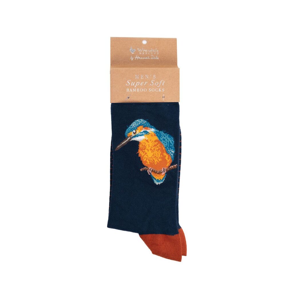 'The Kingfisher' Men's Socks - Wrendale Designs