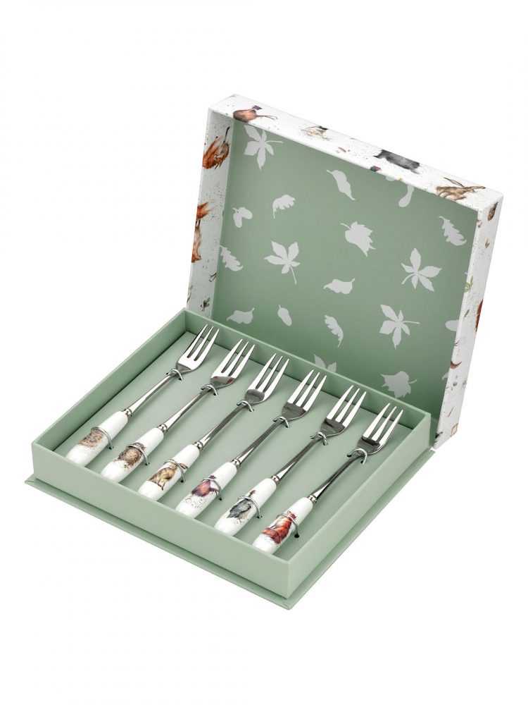 Wrendale Designs Set of 6 Pastry Forks