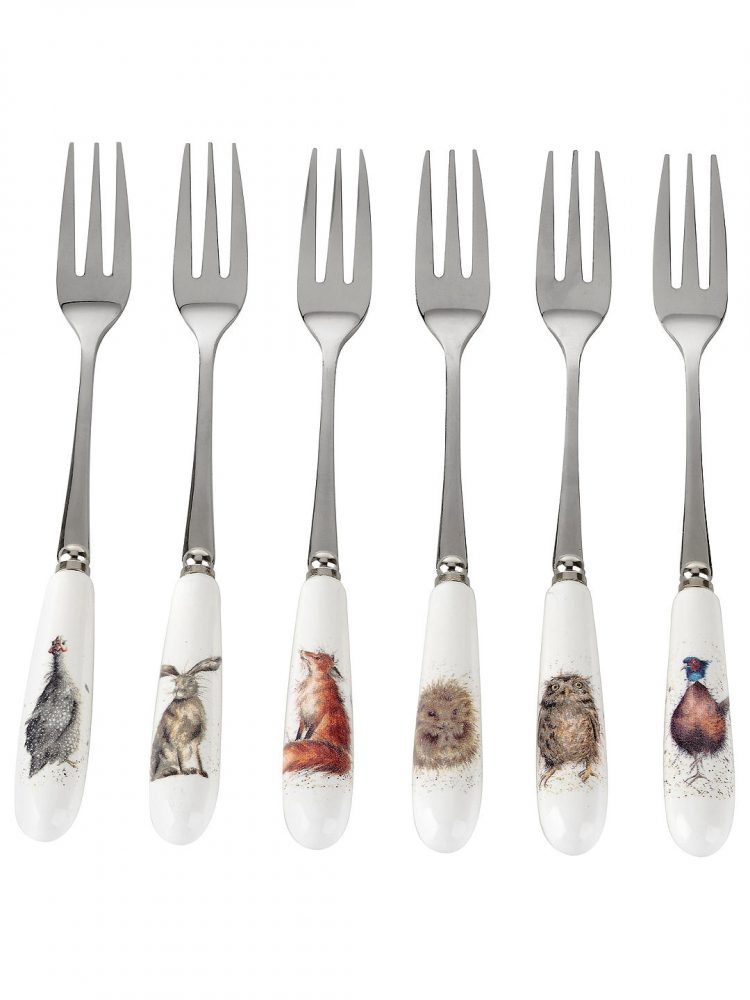 Wrendale Designs Set of 6 Pastry Forks - Image 2