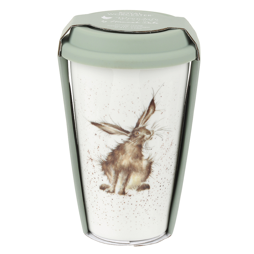 Wrendale Designs Hare Travel Mug with Silicone Lid