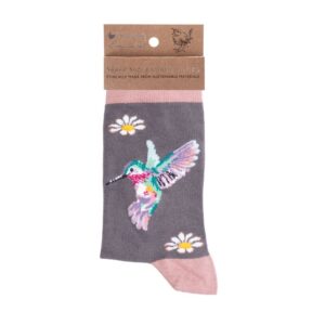'Wisteria Wishes’ Hummingbird Socks - Wrendale Designs
