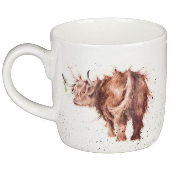 'Highland Cow' China Mug - Wrendale Designs - Image 4