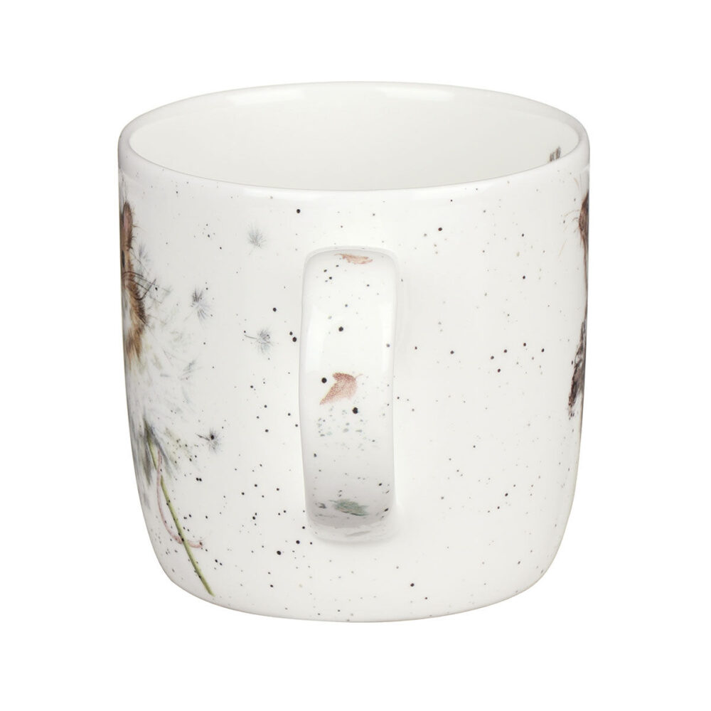 'Country Mice' Mouse and Dandelion China Mug - Wrendale Designs - Image 5