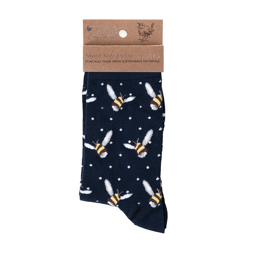 'Busy Bee' Bee Socks - Wrendale Designs