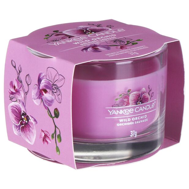 Yankee Candle Wild Orchid Single Signature Filled Votive Candle Mini Jar