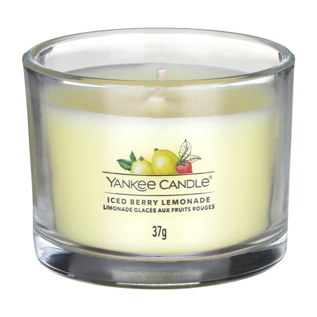 Yankee Candle Iced Berry Lemonade Single Signature Filled Votive Candle Mini Jar - Image 2